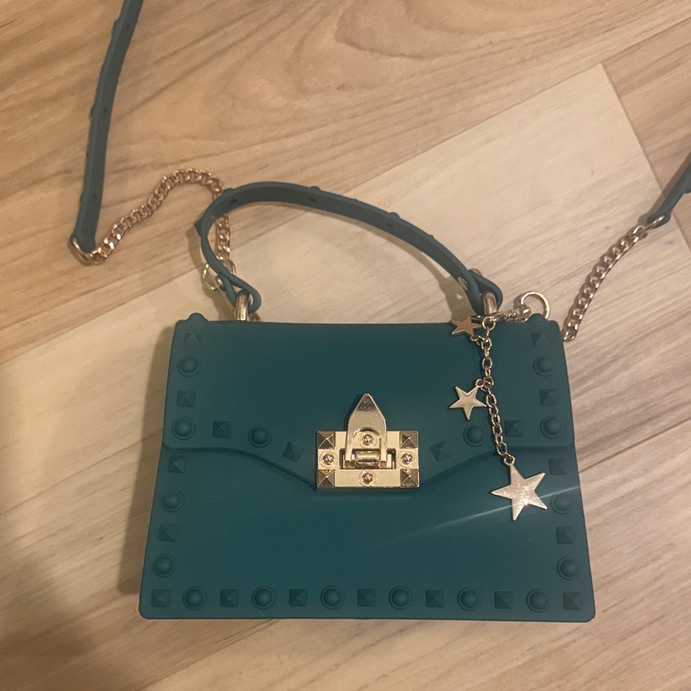 Jelly 🌟Studded Green Purse